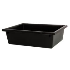 Plastic 13.5L Stacking Nesting Crate Recycled Black 