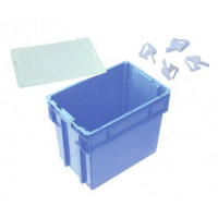 Nally 78L Security Lid Container with Lid & Locking Clips