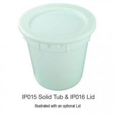 Nally IP015 67 L Solid Round Tub (IP016 Lid Optional)