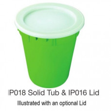 Nally IP018 84 L Solid Round Tub (IP016 Lid Optional)