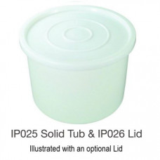 Nally IP025 114 L Solid Round Tub (IP026 Lid Optional)